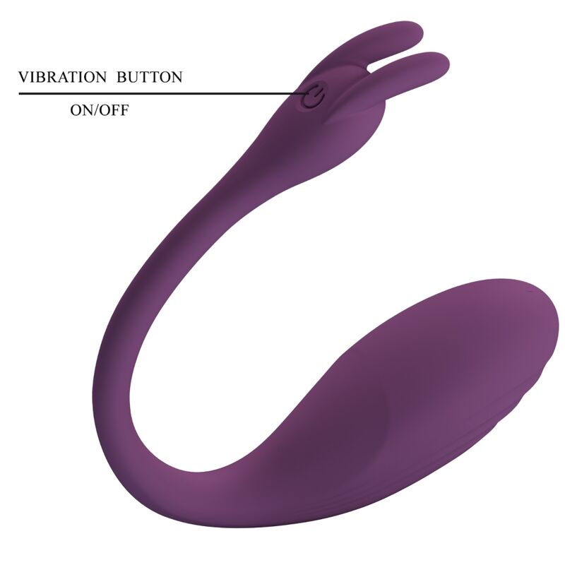 Pretty Love Catalina Vibrator App Remote Control Purple | Niks.fi verkkokauppa