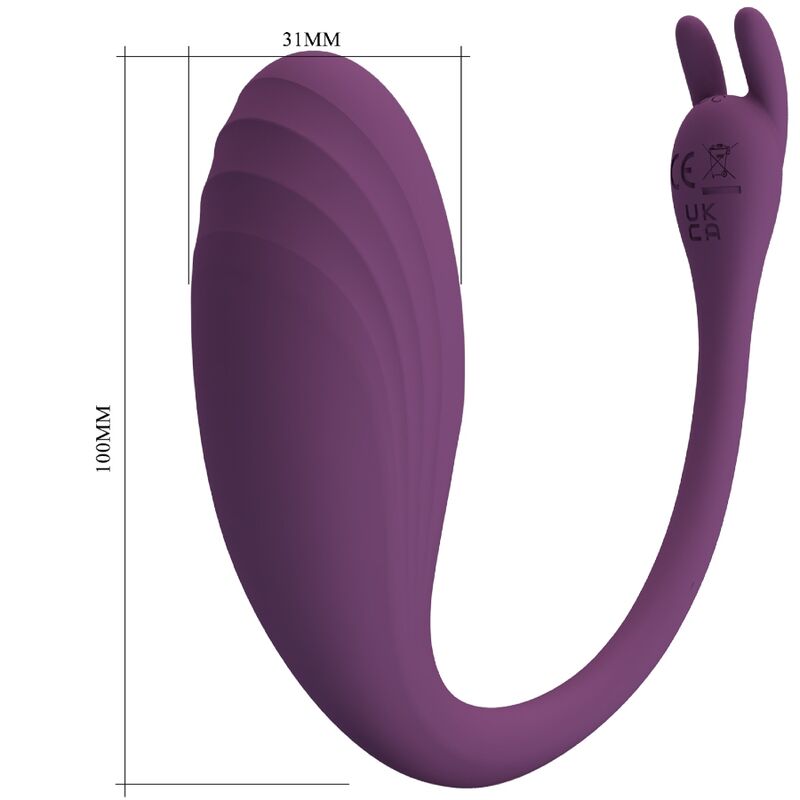 Pretty Love Catalina Vibrator App Remote Control Purple | Niks.fi verkkokauppa