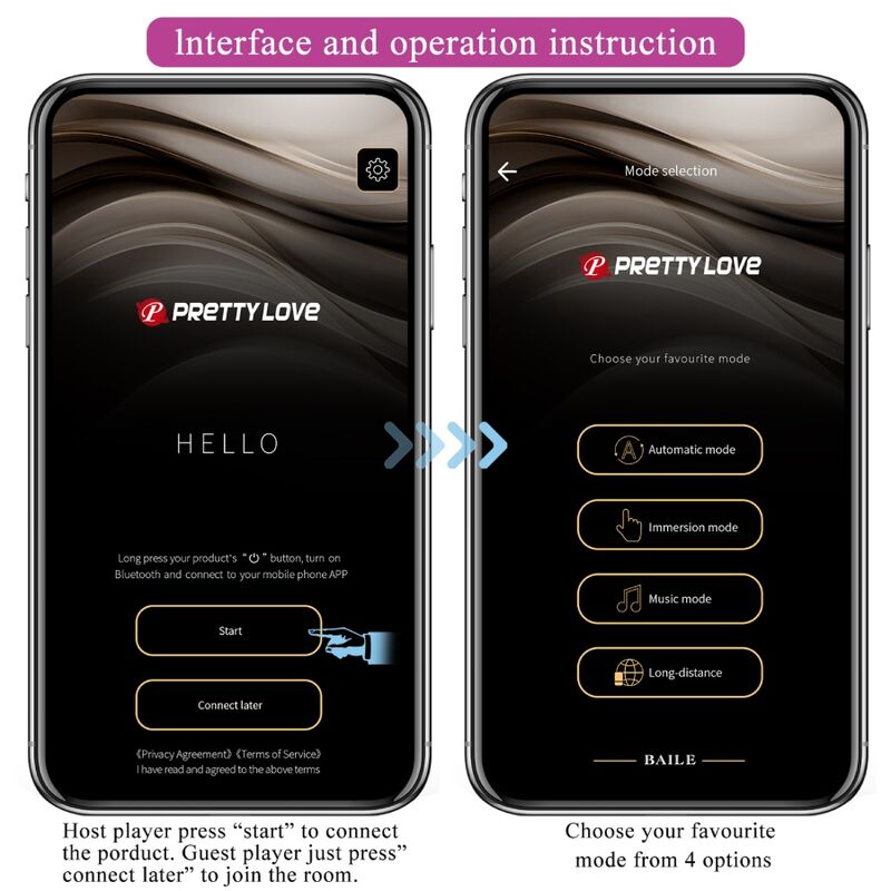 Pretty Love Catalina Vibrator App Remote Control Purple | Niks.fi verkkokauppa
