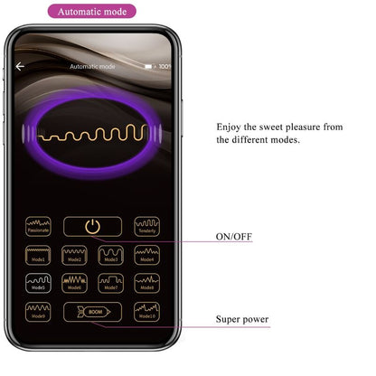 Pretty Love Catalina Vibrator App Remote Control Purple | Niks.fi verkkokauppa