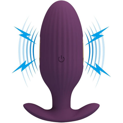 Pretty Love Jefferson App Controlled Anal Plug Purple | Niks.fi verkkokauppa