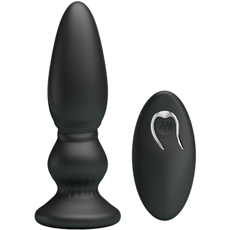 Mr Play Powerful Vibrator Remote Control Anal Plug Black | Niks.fi verkkokauppa