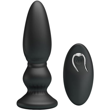 Mr Play Powerful Vibrator Remote Control Anal Plug Black | Niks.fi verkkokauppa