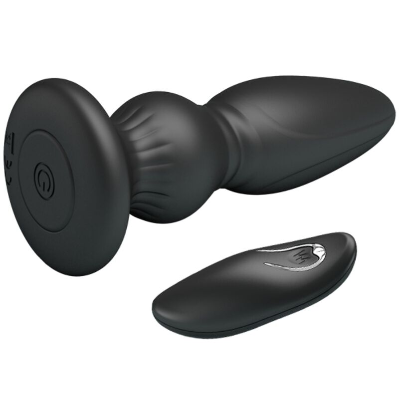 Mr Play Powerful Vibrator Remote Control Anal Plug Black | Niks.fi verkkokauppa
