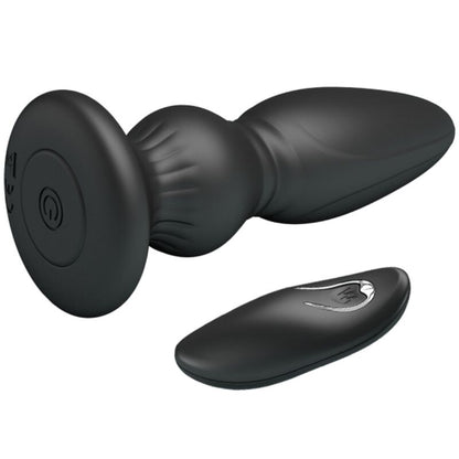 Mr Play Powerful Vibrator Remote Control Anal Plug Black | Niks.fi verkkokauppa
