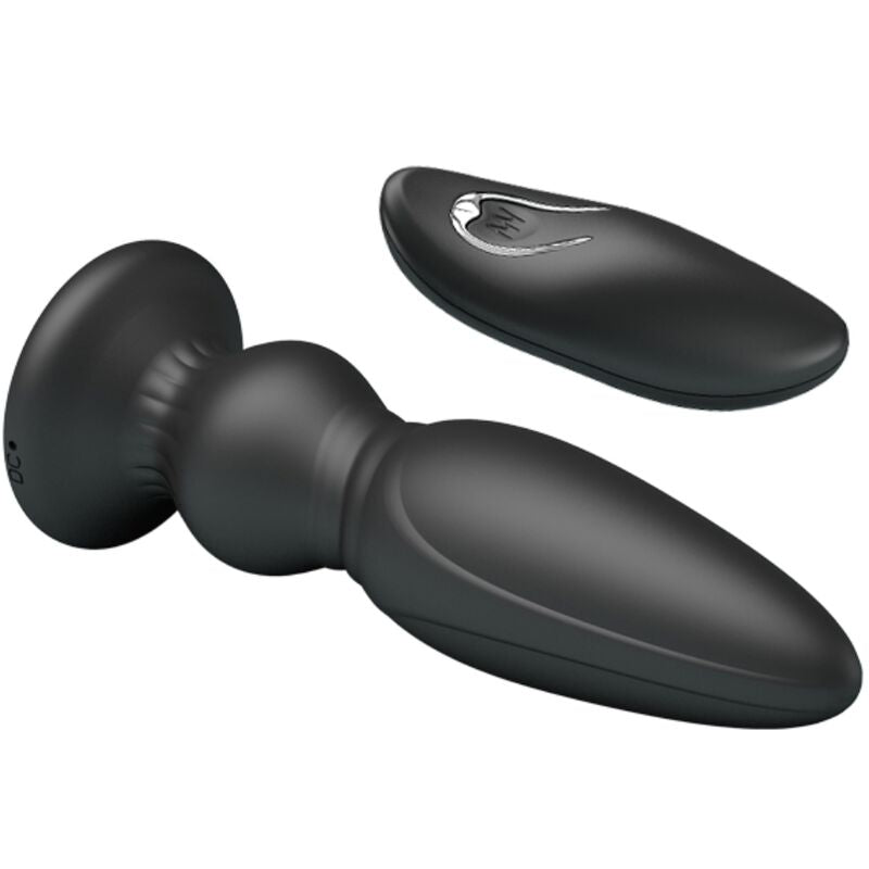 Mr Play Powerful Vibrator Remote Control Anal Plug Black | Niks.fi verkkokauppa