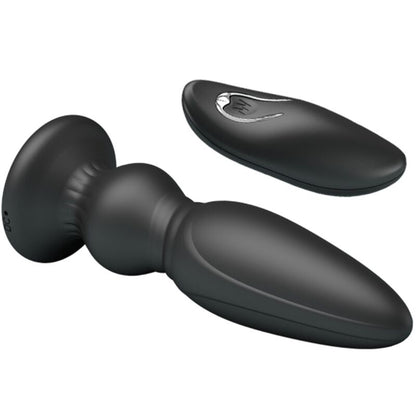 Mr Play Powerful Vibrator Remote Control Anal Plug Black | Niks.fi verkkokauppa