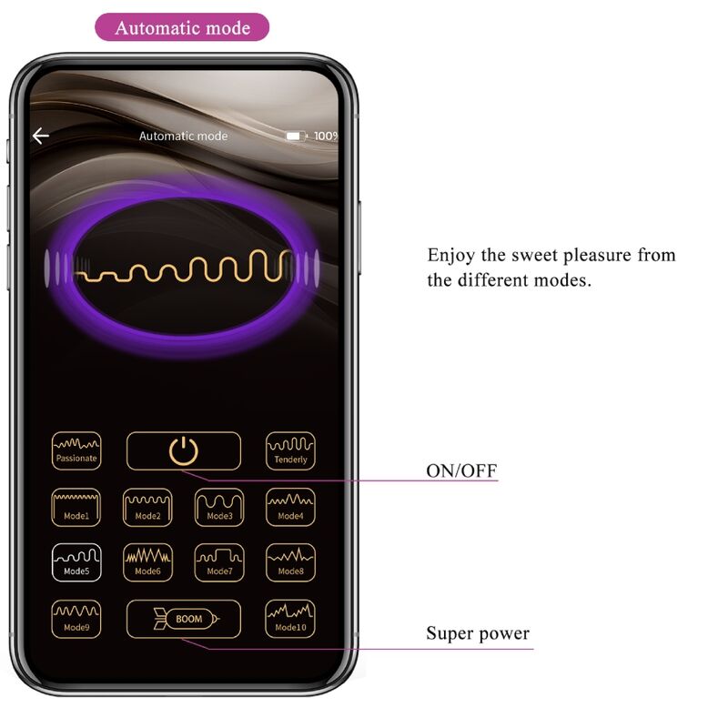 Pretty Love Elvira Kegel Balls App Remote Control Purple | Niks.fi verkkokauppa