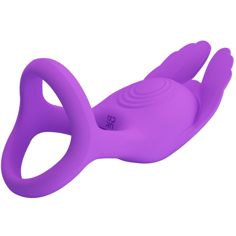 Pretty Love Vibrant Penis Ring 7 Vibrations Purple Silicone | Niks.fi verkkokauppa