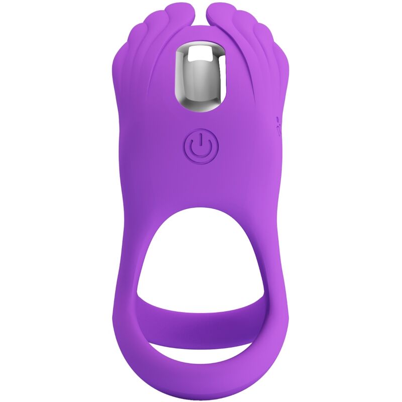 Pretty Love Vibrant Penis Ring 7 Vibrations Purple Silicone | Niks.fi verkkokauppa