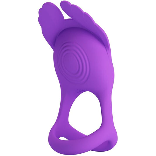 Pretty Love Vibrant Penis Ring 7 Vibrations Purple Silicone | Niks.fi verkkokauppa