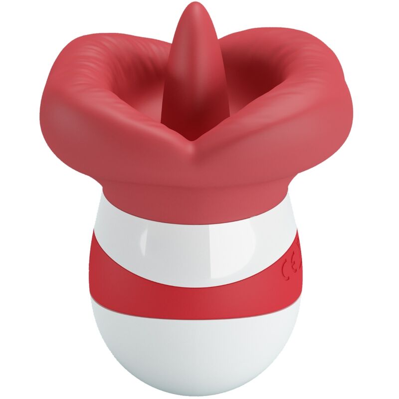 Pretty Love Mina Tongue Stimulator Light Red | Niks.fi verkkokauppa