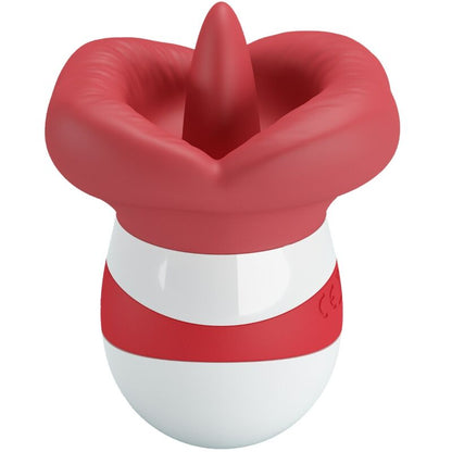 Pretty Love Mina Tongue Stimulator Light Red | Niks.fi verkkokauppa