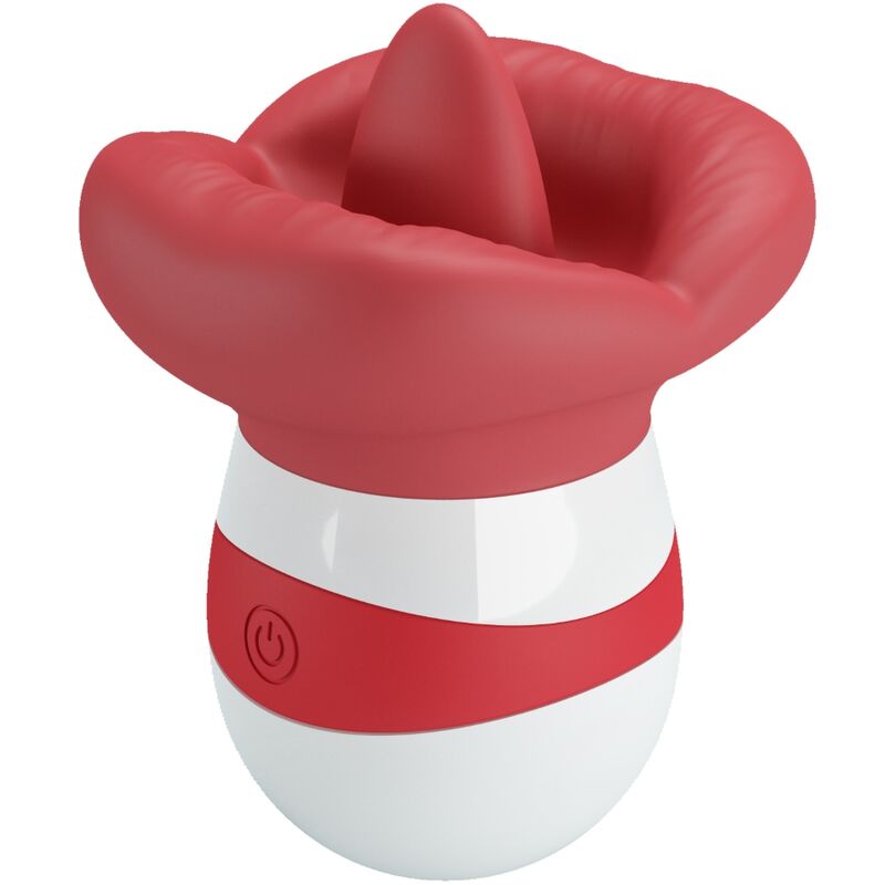Pretty Love Mina Tongue Stimulator Light Red | Niks.fi verkkokauppa
