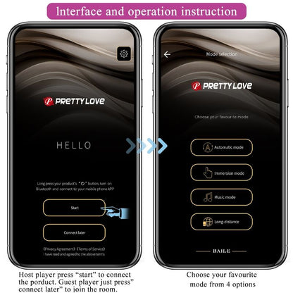 Pretty Love Billy Vibration Remote Control Purple Free App | Niks.fi verkkokauppa