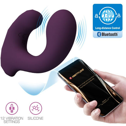 Pretty Love Billy Vibration Remote Control Purple Free App | Niks.fi verkkokauppa
