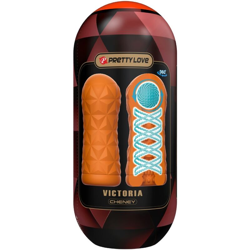 Pretty Love Victoria Cheney Masturbator Orange | Niks.fi verkkokauppa