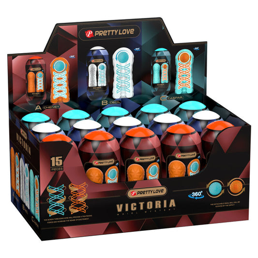 Pretty Love Victoria Masturbator 15 Pieces | Niks.fi verkkokauppa