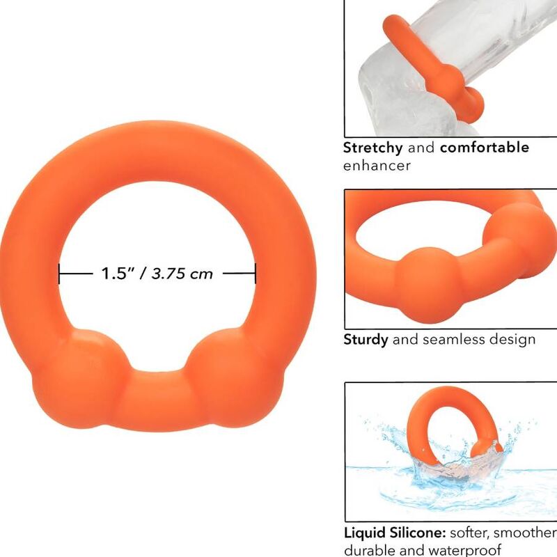 Calexotics Alpha Dual Ball Ring Orange | Niks.fi verkkokauppa