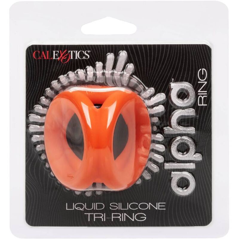 Calexotics Alpha Tri-Ring Orange | Niks.fi verkkokauppa