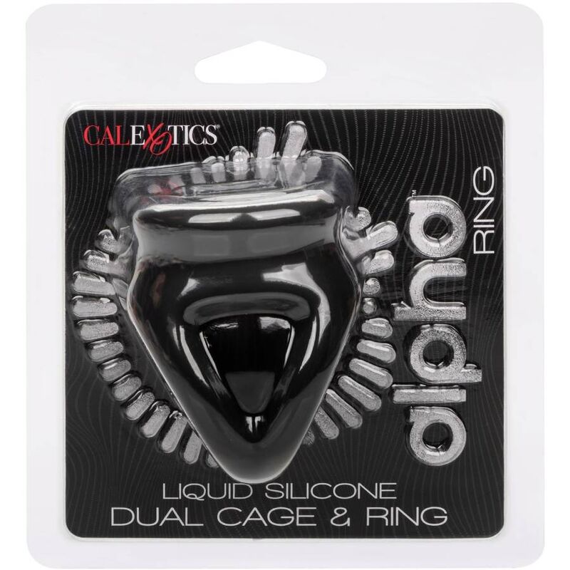 Calexotics Alpha Dual Cage Ring Black | Niks.fi verkkokauppa