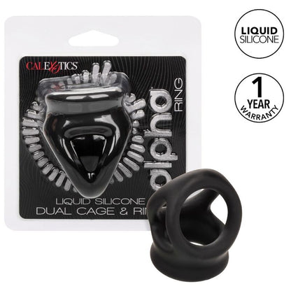 Calexotics Alpha Dual Cage Ring Black | Niks.fi verkkokauppa