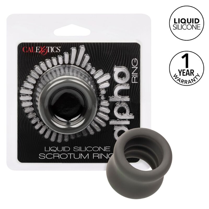 Calexotics Alpha Scrotum Stretching Ring Black | Niks.fi verkkokauppa