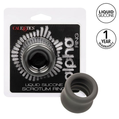 Calexotics Alpha Scrotum Stretching Ring Black | Niks.fi verkkokauppa