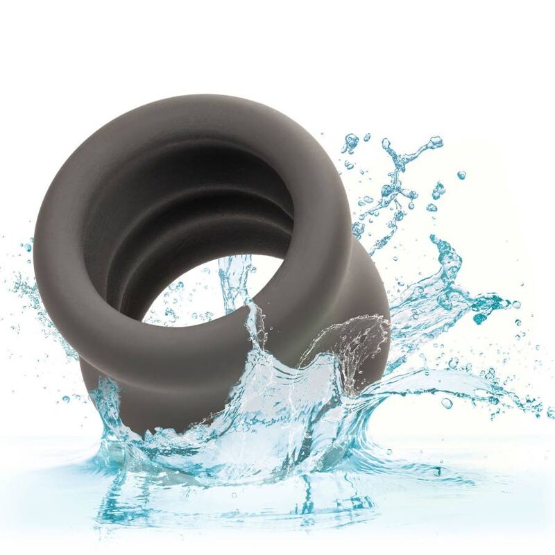 Calexotics Alpha Scrotum Stretching Ring Black | Niks.fi verkkokauppa