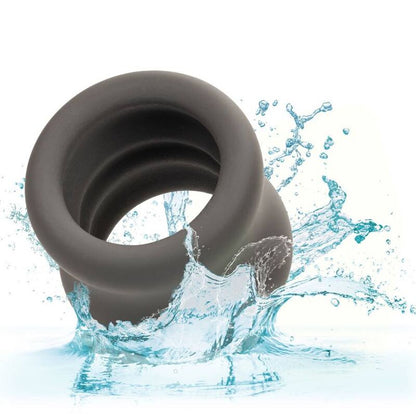 Calexotics Alpha Scrotum Stretching Ring Black | Niks.fi verkkokauppa