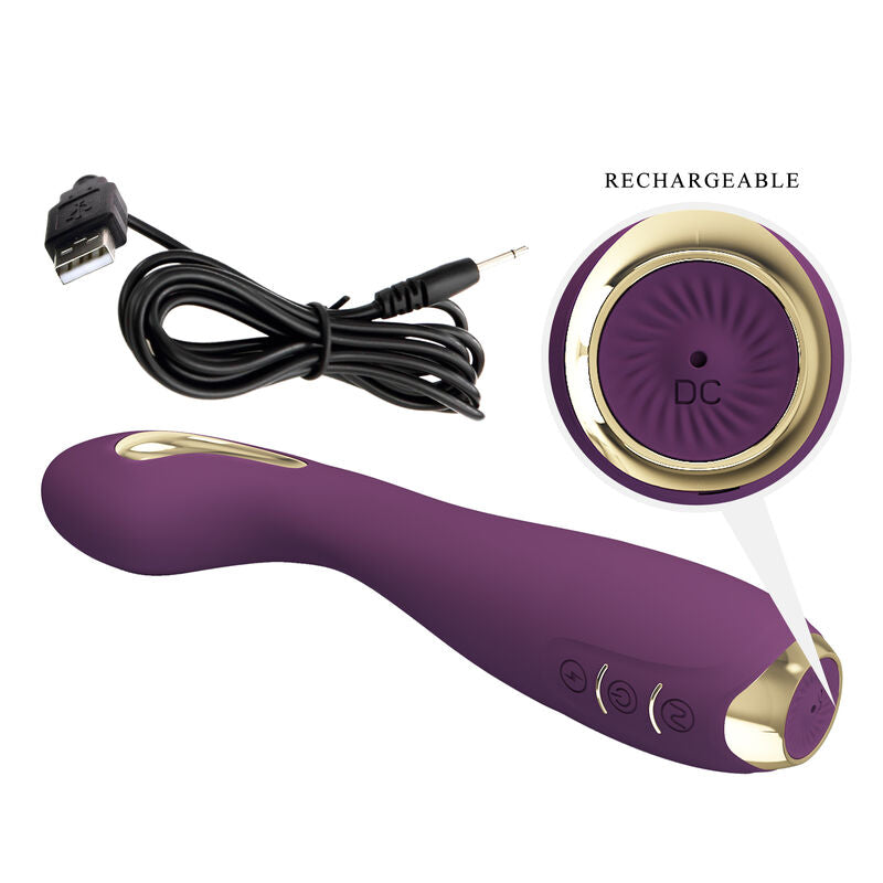 Pretty Love Hector Electroshock Vibrator By App Control Purple | Niks.fi verkkokauppa
