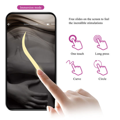 Pretty Love Hector Electroshock Vibrator By App Control Purple | Niks.fi verkkokauppa