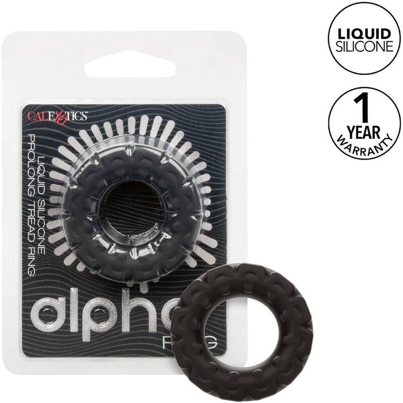 Calexotics Alpha Prolong Tread Ring Black | Niks.fi verkkokauppa