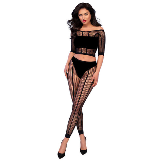 Chilirose Cr 4647 Top & Leggins Black S/M | Niks.fi verkkokauppa