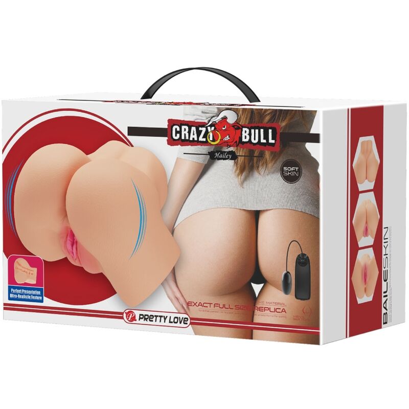 Crazy Bull Realistic Vagina And Anus Hailey Vibrator | Niks.fi verkkokauppa