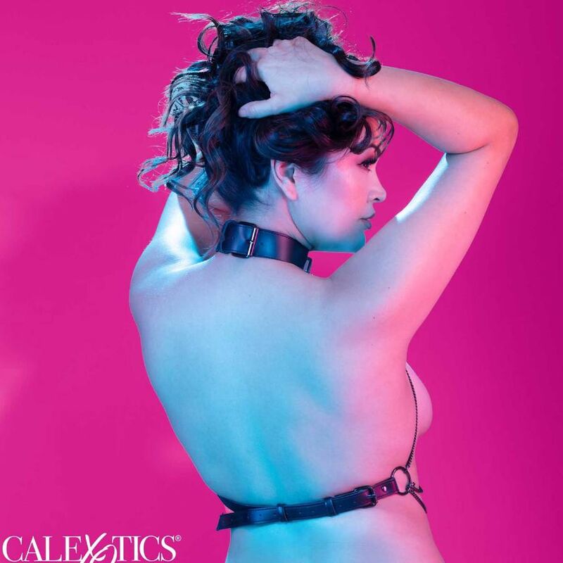 Calexotics Euphoria Plus Size Multi Chain Collar Harness | Niks.fi verkkokauppa