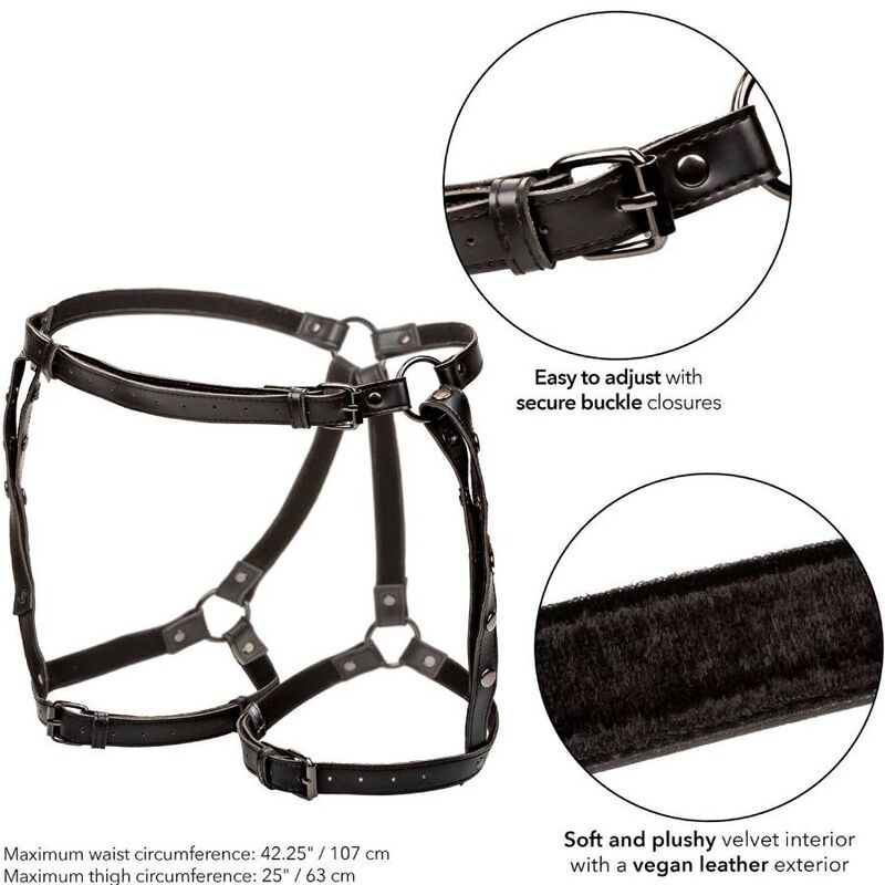 Calexotics Euphoria Riding Thigh Harness | Niks.fi verkkokauppa