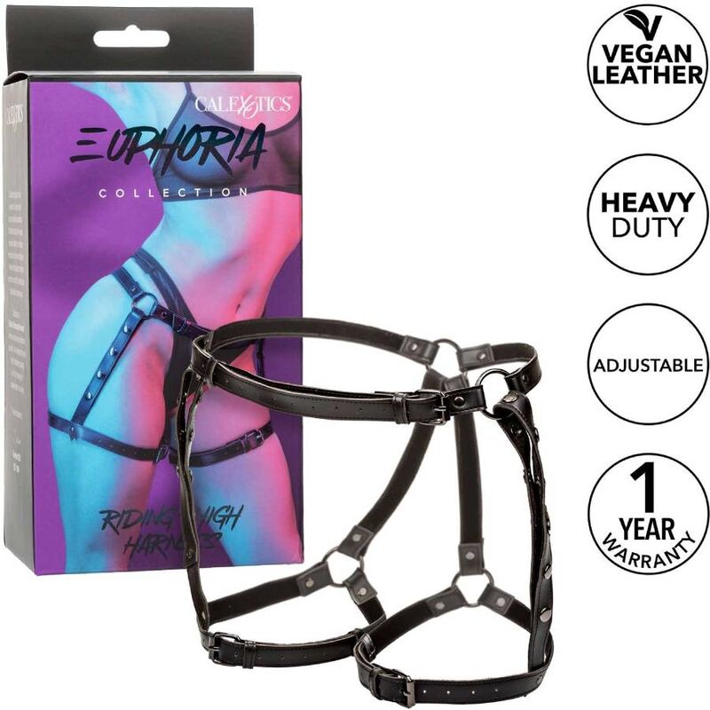 Calexotics Euphoria Riding Thigh Harness | Niks.fi verkkokauppa