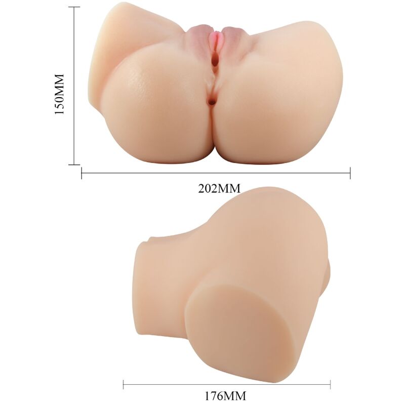 Crazy Bull Realistic Vagina And Anus Emilia Vibrator | Niks.fi verkkokauppa