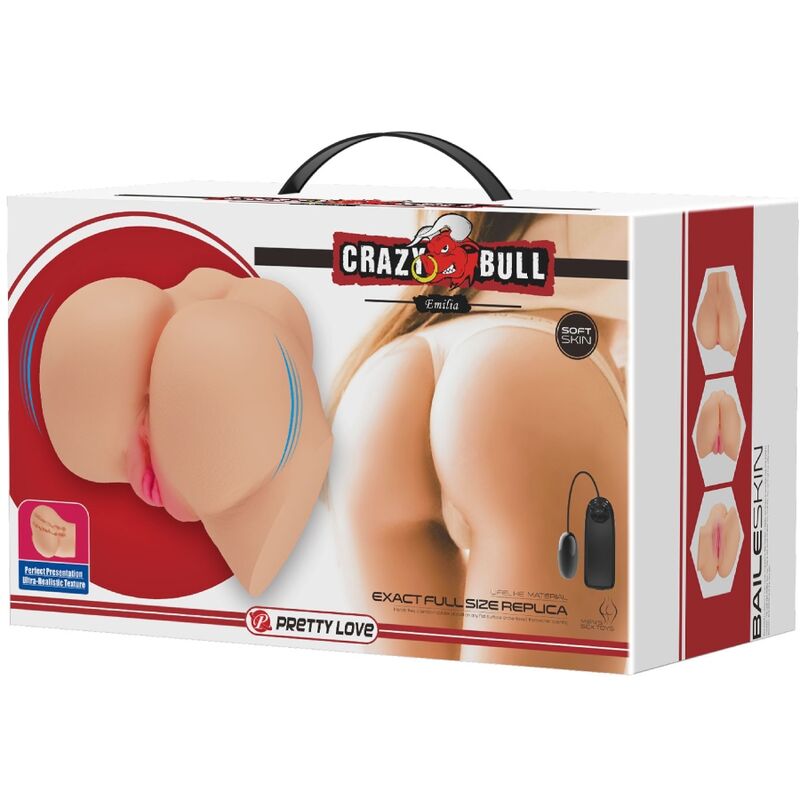 Crazy Bull Realistic Vagina And Anus Emilia Vibrator | Niks.fi verkkokauppa