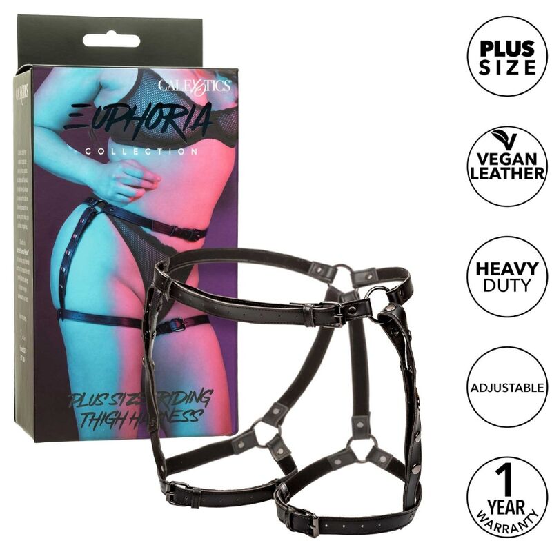 Calexotics Euphoria Plus Size Riding Thigh Harness | Niks.fi verkkokauppa