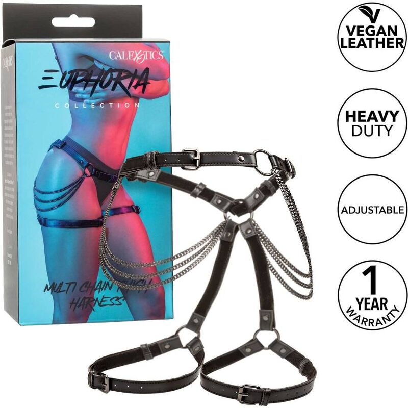 Calexotics Euphoria Multi Chain Thigh Harness | Niks.fi verkkokauppa