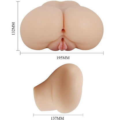 Crazy Bull Realistic Vagina And Anus Luna Vibrator | Niks.fi verkkokauppa