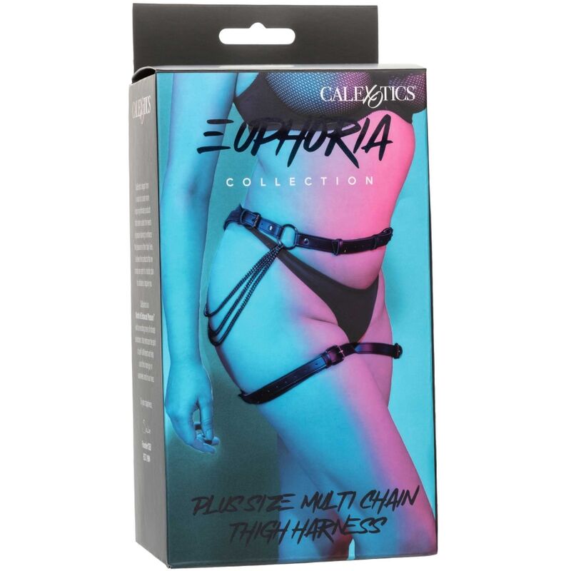 Calexotics Euphoria Plus Size Multi Chain Thigh Harness | Niks.fi verkkokauppa
