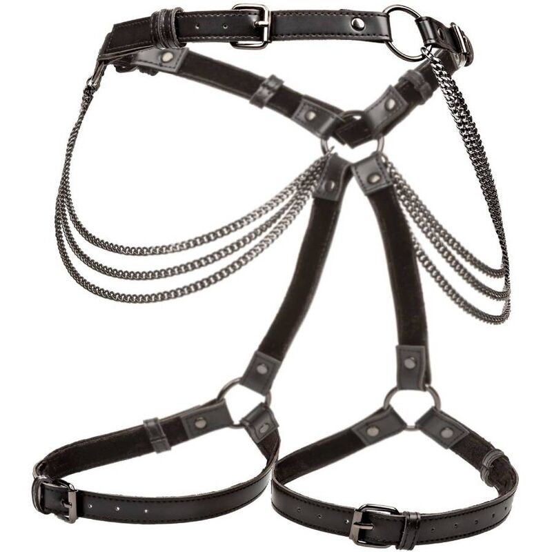 Calexotics Euphoria Plus Size Multi Chain Thigh Harness | Niks.fi verkkokauppa