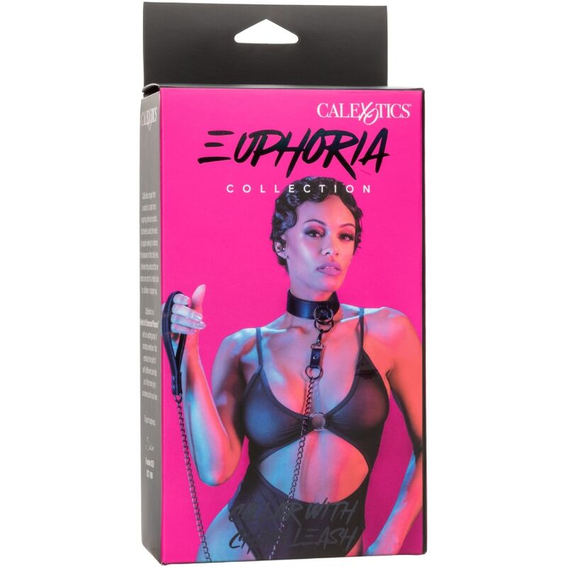 Calexotics Euphoria Collar With Chain Leash | Niks.fi verkkokauppa
