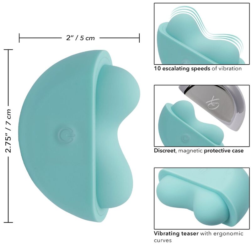 Calexotics Ovation Applause Stimulator Aqua Green | Niks.fi verkkokauppa