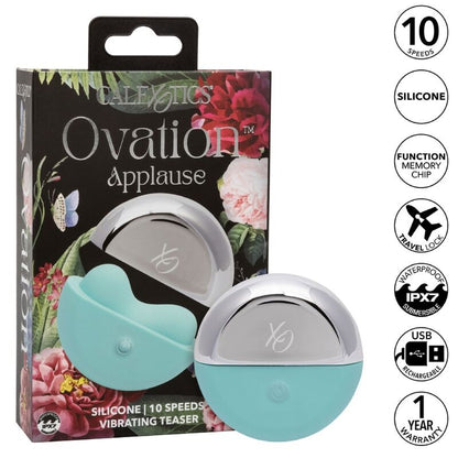 Calexotics Ovation Applause Stimulator Aqua Green | Niks.fi verkkokauppa