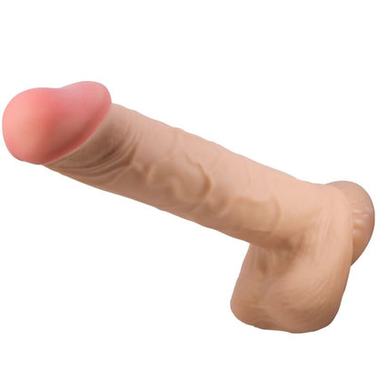 Pretty Love Sliding Skin Series Realistic Dildo With Sliding Skin Suction Cup Flesh 26 Cm | Niks.fi verkkokauppa