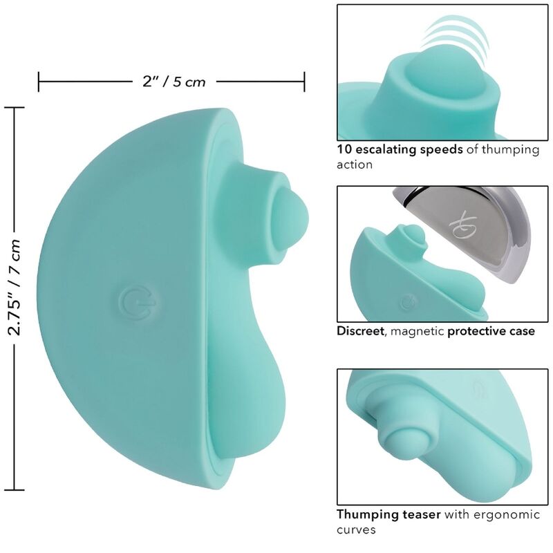 Calexotics Ovation Acclaim Stimulator Aqua Green | Niks.fi verkkokauppa